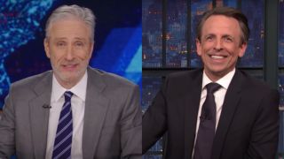 Jon Stewart on The Daily Show/ Seth Meyers on Late Night with Seth Meyers
